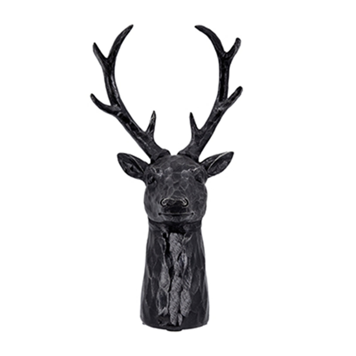 Black Darby Deer Head Statue | OROA