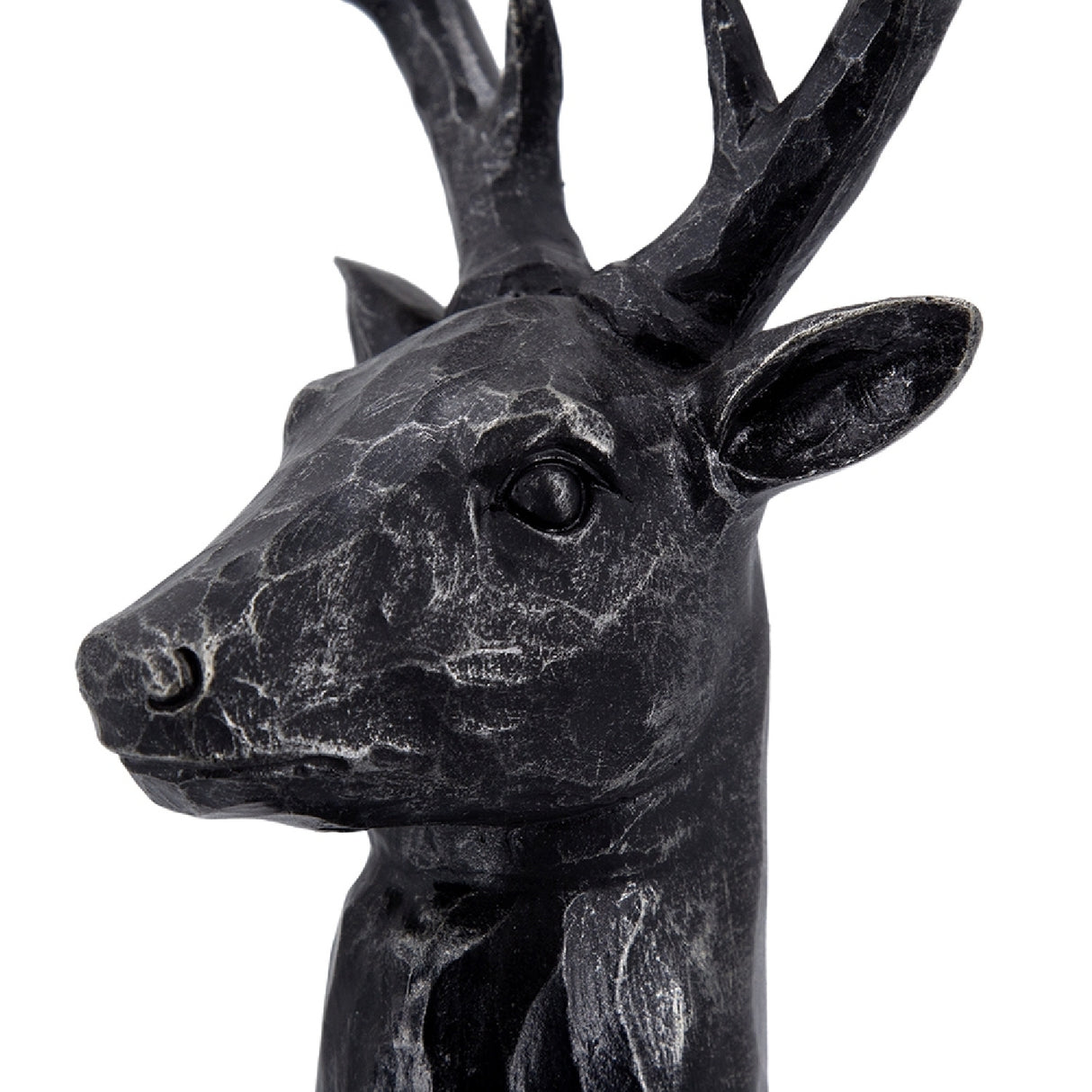 Black Darby Deer Head Statue | OROA