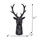 Black Darby Deer Head Statue | OROA