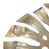 Modern European furniture - Gold Monstera Leaf Wall Decor - www.oroa.com