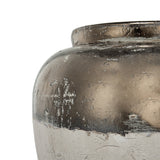 Round Sienna Brown Ceramic Accent Vase | OROA
