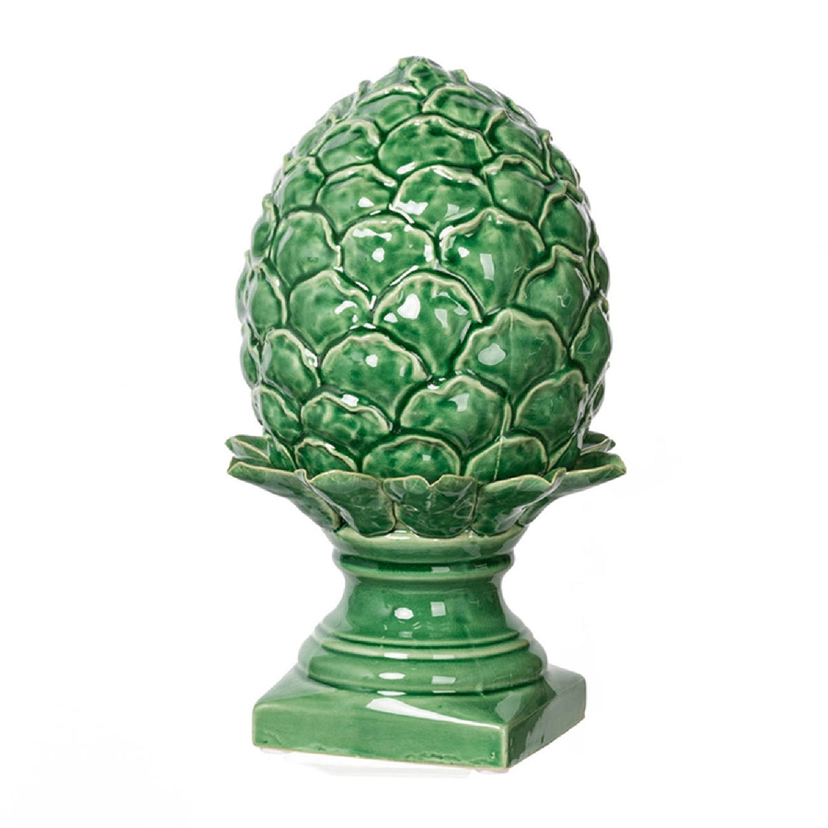 Green Blooming Artichoke Accent Decor L | OROA