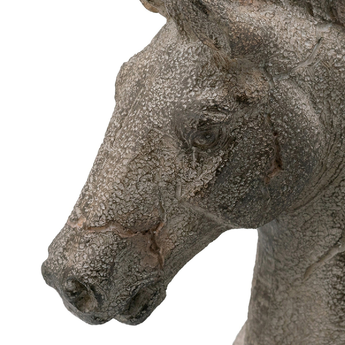 Antique Horse Statue On Stand | OROA