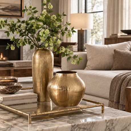 Modern European furniture - Aluminum Chisel Flower Vase - www.oroa.com