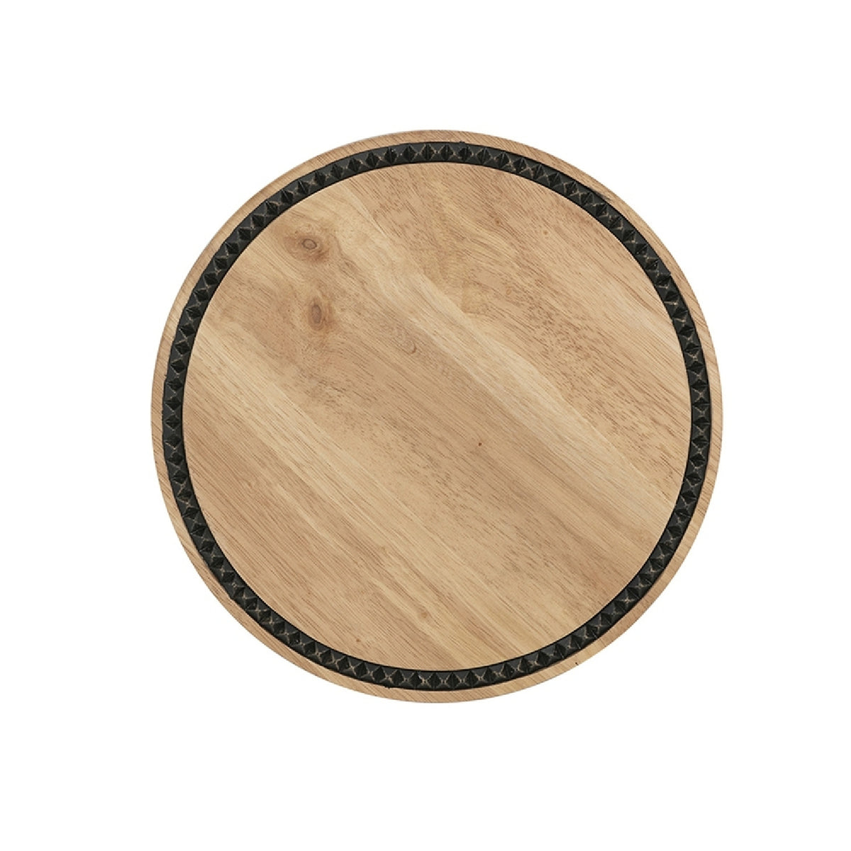 Round Wooden Pedestal Tray | OROA