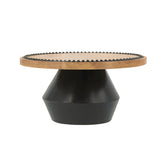 Round Wooden Pedestal Tray | OROA