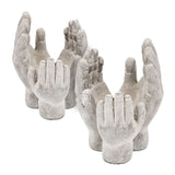 Accepting Hands Cement Planters (2) | OROA