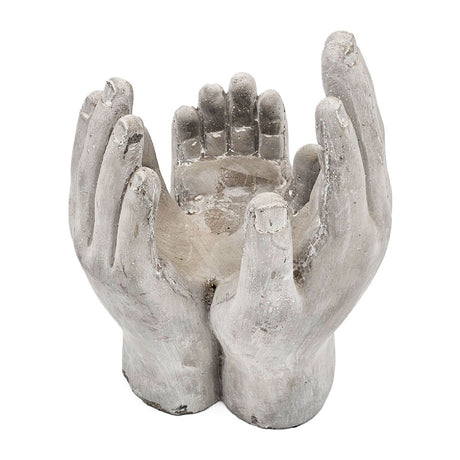 Accepting Hands Cement Planters (2) | OROA
