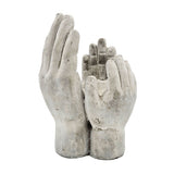 Accepting Hands Cement Planters (2) | OROA