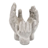 Accepting Hands Cement Planters (2) | OROA