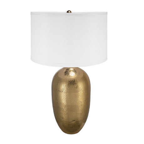 Gold Aluminum Sheet Table Lamp | OROA