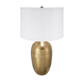 Round Gold Aluminum Table Lamp | OROA