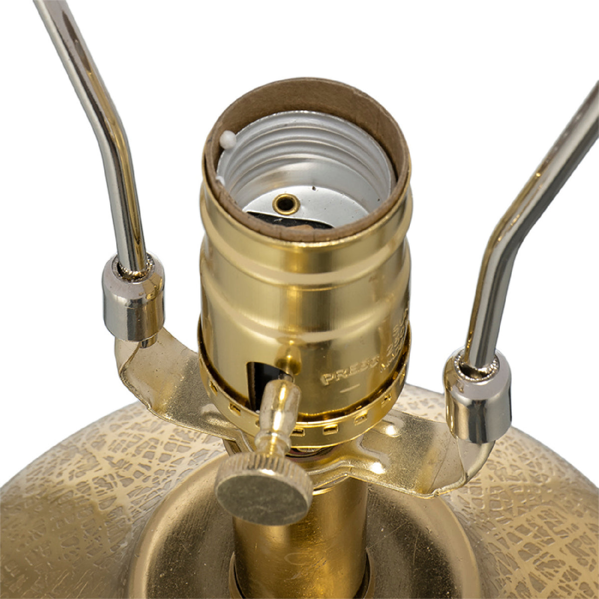Round Gold Aluminum Table Lamp | OROA