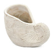Modern European furniture - Textured Beige Nautilus Shell Sand Cement Planter - www.oroa.com
