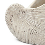 Modern European furniture - Textured Beige Nautilus Shell Sand Cement Planter - www.oroa.com
