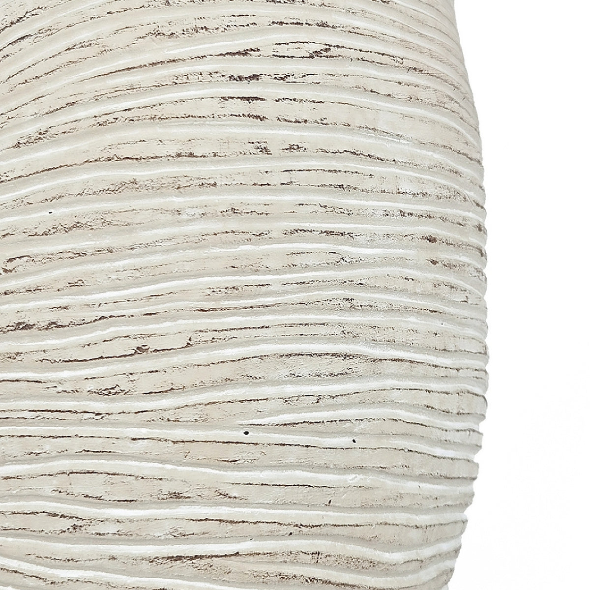 Modern European furniture - Textured Beige Nautilus Shell Sand Cement Planter - www.oroa.com