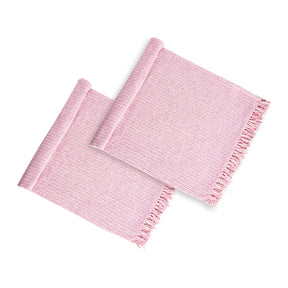 Modern European furniture - Pink and Tan Cotton Throw Blankets (2) - www.oroa.com