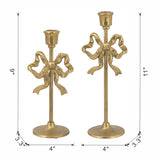 Modern European furniture - Gold Cast Iron Candle Holders - www.oroa.com