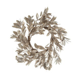 Modern European furniture - Champagne Gold Boxwood Christmas Candle Rings (6) - www.oroa.com