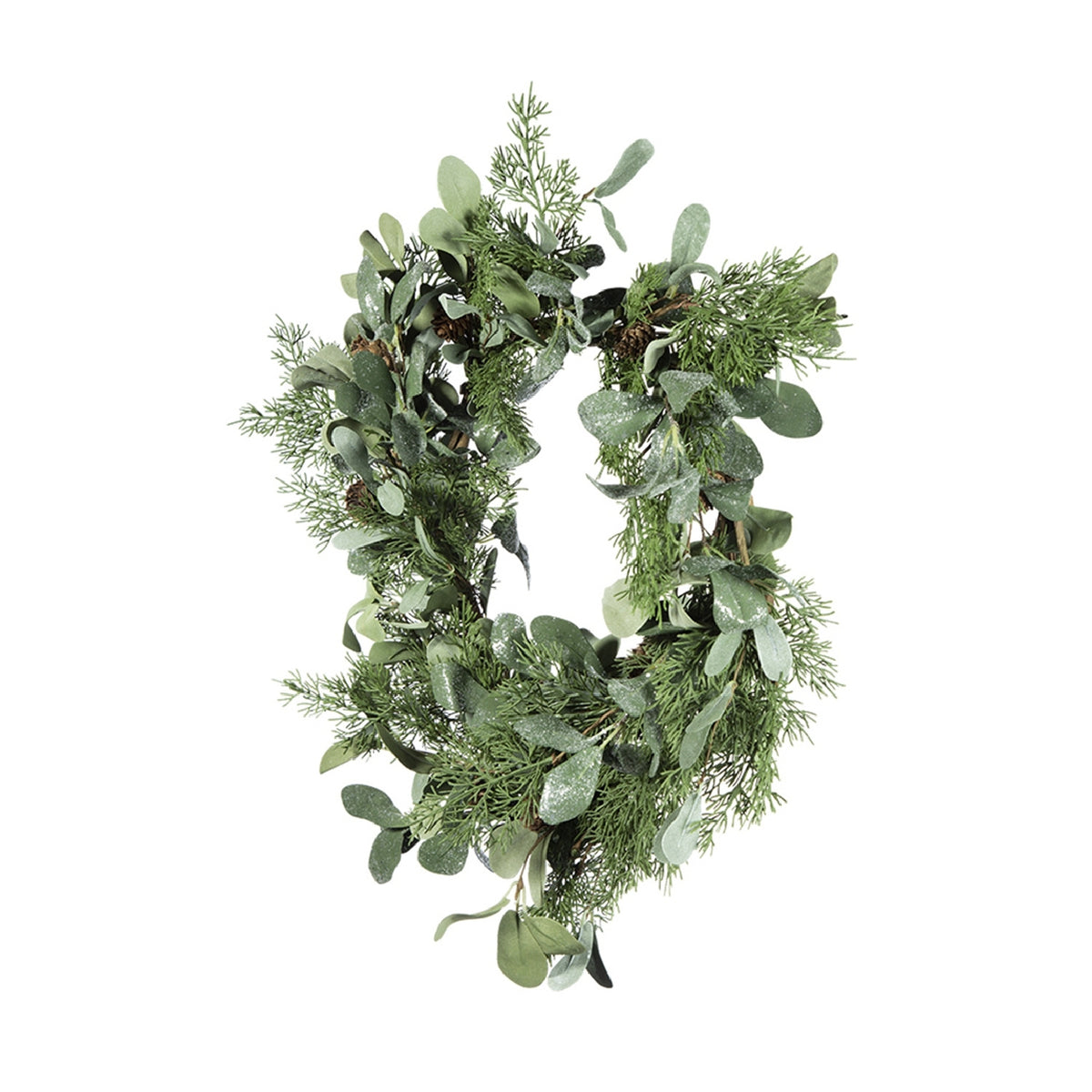 Green Christmas Foliage/Cedar Wreath | OROA