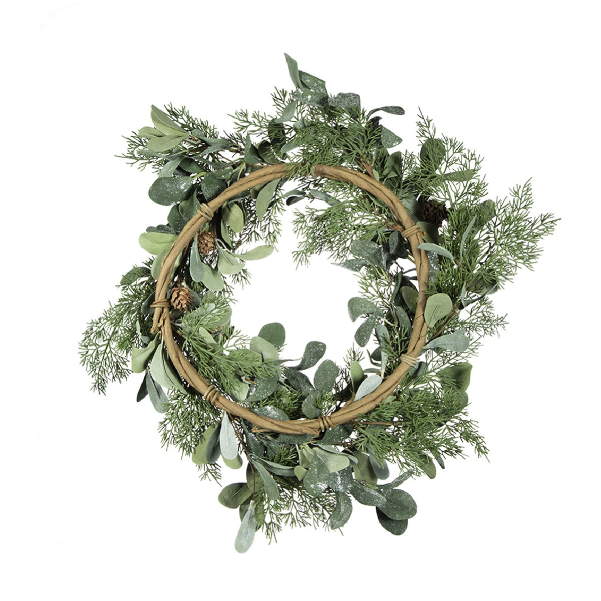 Green Christmas Foliage/Cedar Wreath | OROA