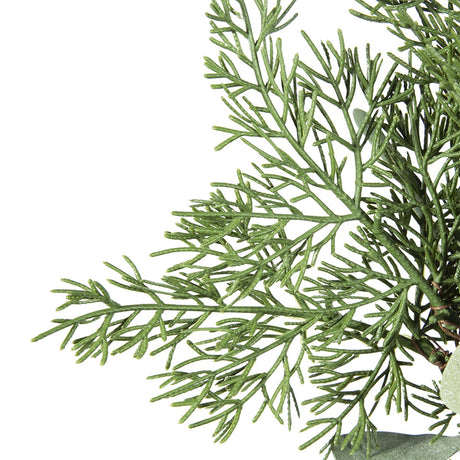 Green Christmas Foliage/Cedar Wreath | OROA
