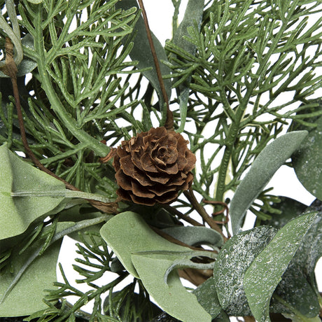 Green Christmas Foliage/Cedar Wreath | OROA