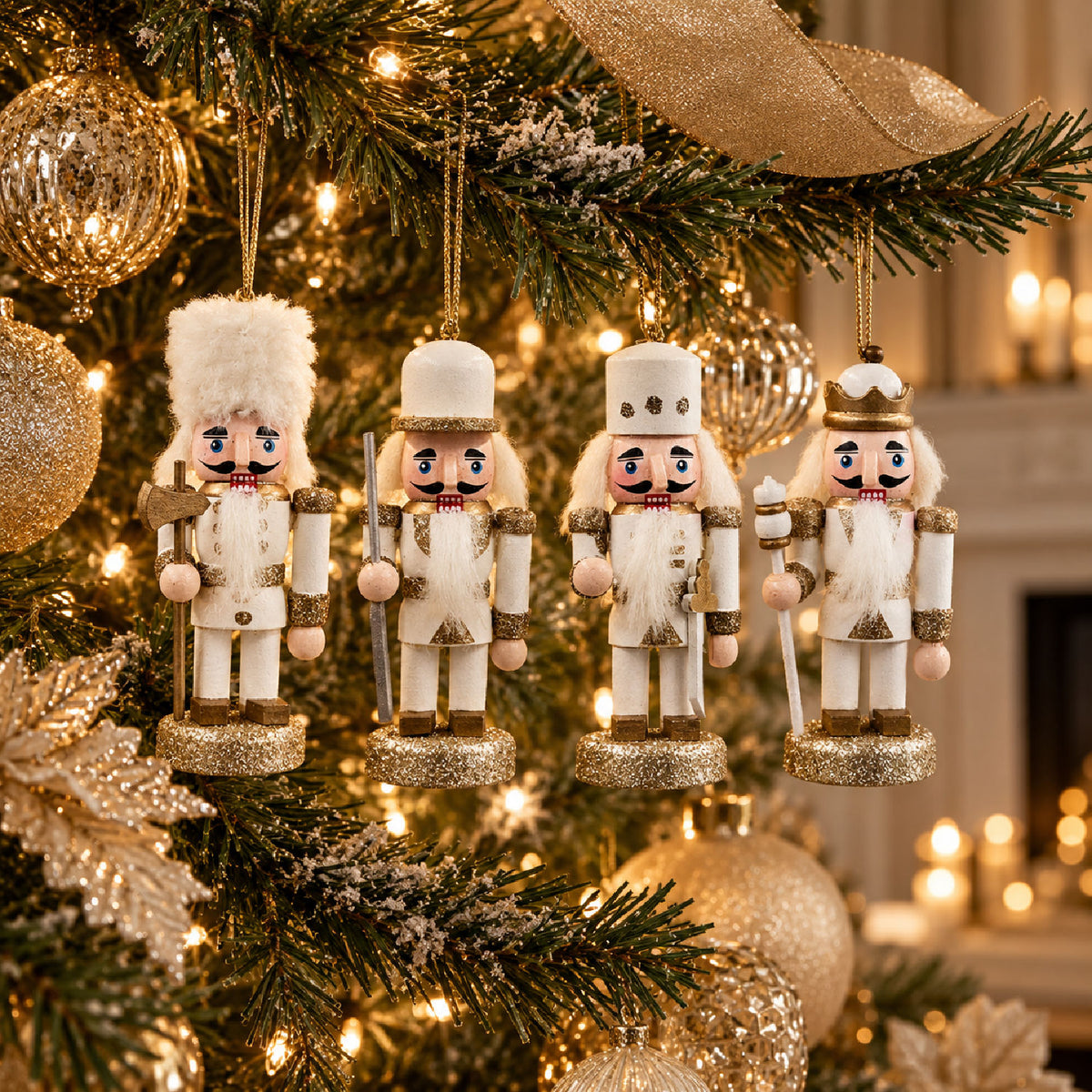 Christmas Nutcraker Ornaments (4) | OROA