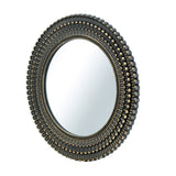 Round Woven Texture Wall Mirror - OROA - view 3