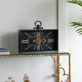 Black Gold Gear Table Clock | OROA