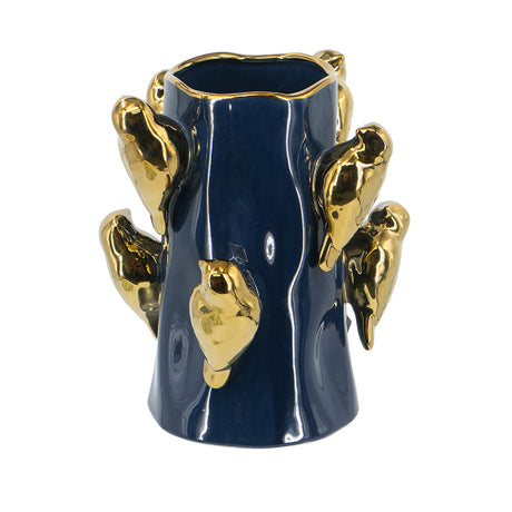 Blue Ceramic Tree Branch Vase S | OROA