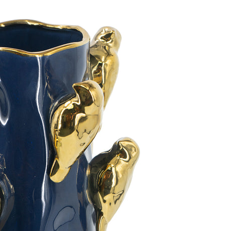 Blue Ceramic Tree Branch Vase S | OROA