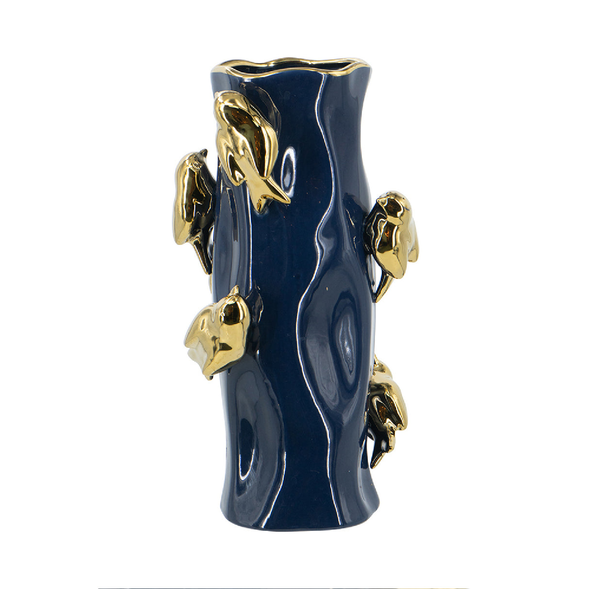 Blue Ceramic Tree Branch Vase L | OROA