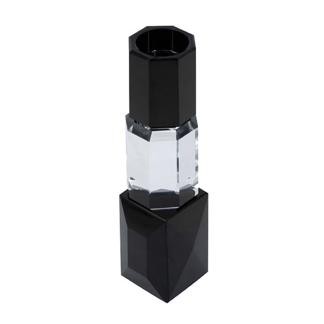 Modern European furniture - Black and Clear Tealight Candle Holder - www.oroa.com