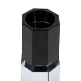 Modern European furniture - Black and Clear Tealight Candle Holder - www.oroa.com