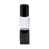 Modern European furniture - Black and Clear Tealight Candle Holder - www.oroa.com