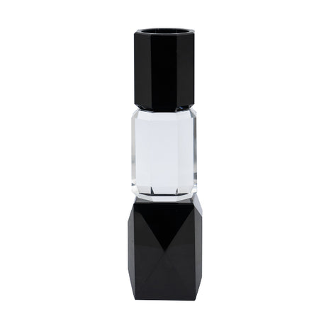 Modern European furniture - Black and Clear Tealight Candle Holder - www.oroa.com