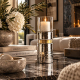 Halloway Silver Candle Holder S | OROA