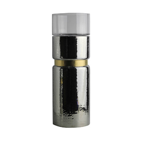 Halloway Silver Candle Holder | OROA