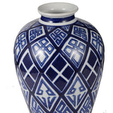 Valora Blue and White Vase | OROA