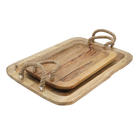 Tabari Wood Trays (2) | OROA