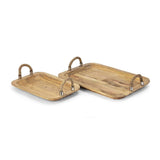 Tabari Wood Trays (2) | OROA