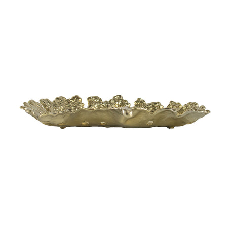 Modern European furniture - Gold Aluminum Leaf Plate - www.oroa.com
