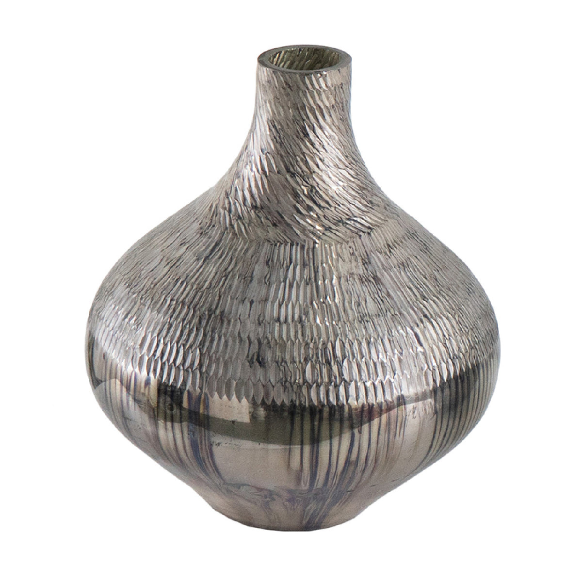 Silver Glass Vase | OROA