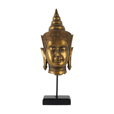 Modern European furniture - Multicolor Buddha Head Statue - www.oroa.com