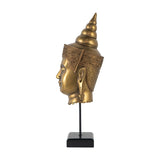 Modern European furniture - Multicolor Buddha Head Statue - www.oroa.com