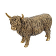 Modern European furniture - Bronze Lifelike Highland Cow Statue - www.oroa.com
