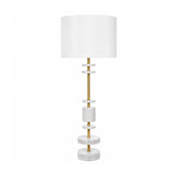 Modern European furniture - White Marble Table Lamp - www.oroa.com