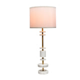 Modern European furniture - White Marble Table Lamp - www.oroa.com