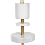 Modern European furniture - White Marble Table Lamp - www.oroa.com